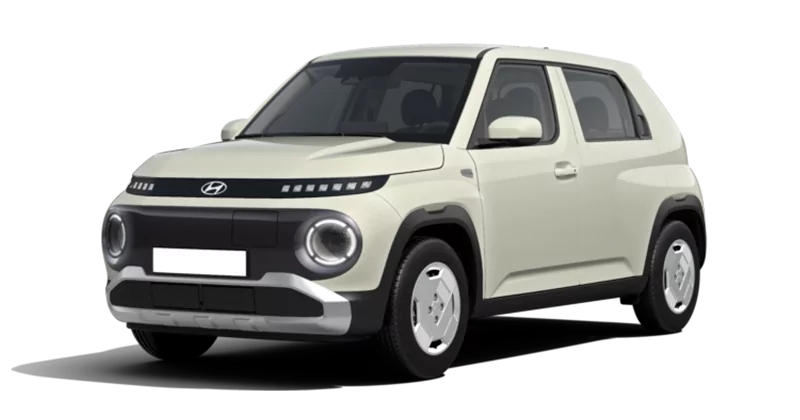 Renting Coches Hyundai Inster-49 KWh Maxx Unbleached Ivory