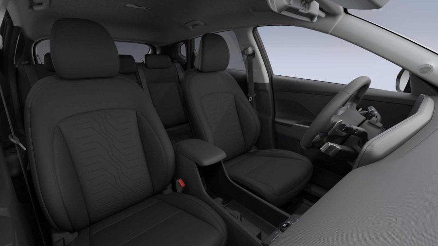 Renting Coches Hyundai KonaEV 150kW Black Line Atlas White