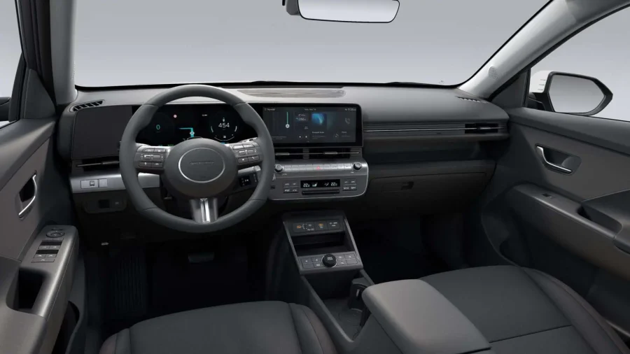 Renting Coches Hyundai KonaEV 150kW Black Line Atlas White