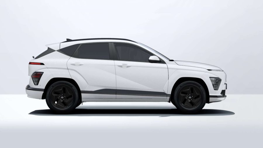 Renting Coches Hyundai KonaEV 150kW Black Line Atlas White