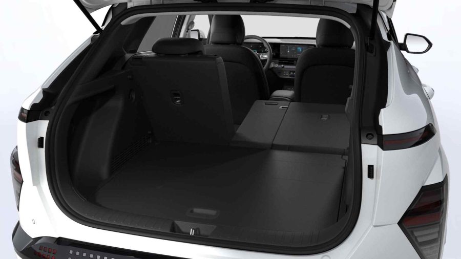 Renting Coches Hyundai KonaEV 150kW Black Line Atlas White