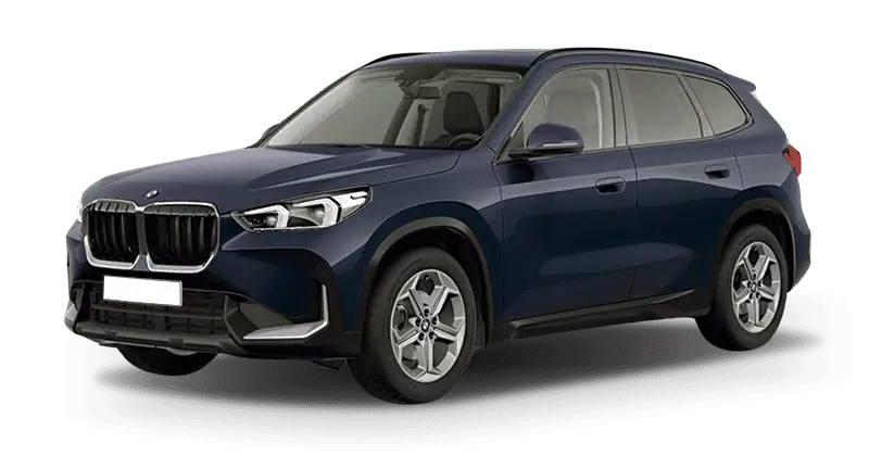 Renting Coches BMW X1-sDrive 20d Night Dusk Blue, Mineral White