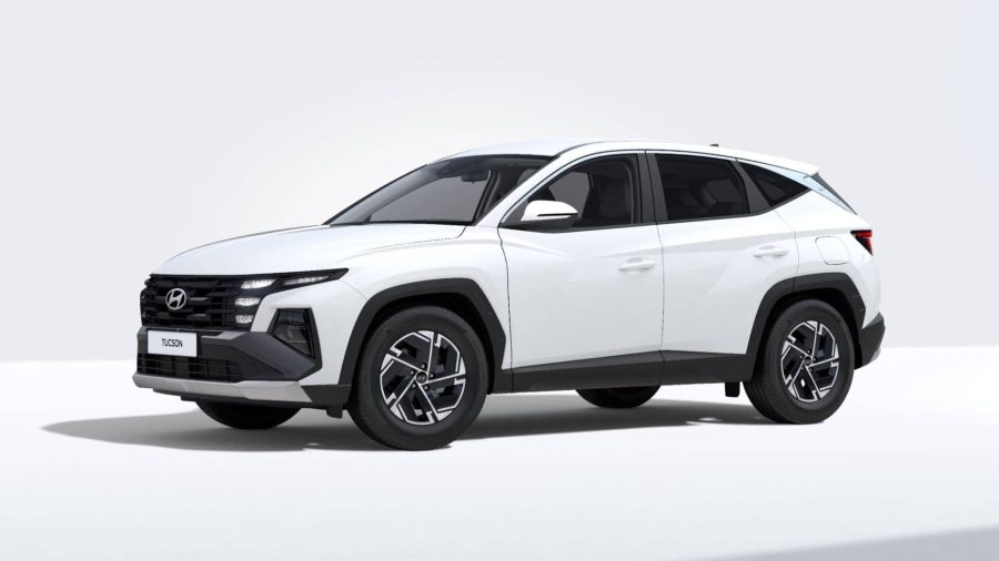 Renting Coches Hyundai Tucson1.6T HEV AT KLASS Atlas White, Ecotronic Gray