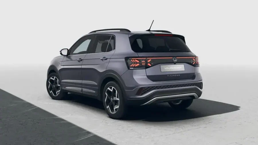 Renting Coches Volkswagen T-Cross1.0 TSI R-Line Gris, Plata, Blanco, Negro