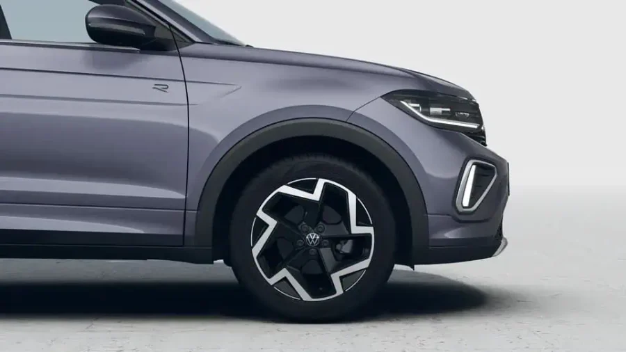 Renting Coches Volkswagen T-Cross1.0 TSI R-Line Gris, Plata, Blanco, Negro