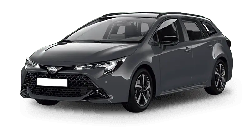 Renting Coches Toyota Corolla Touring Sports-Hybrid 140 Active Gris Trueno