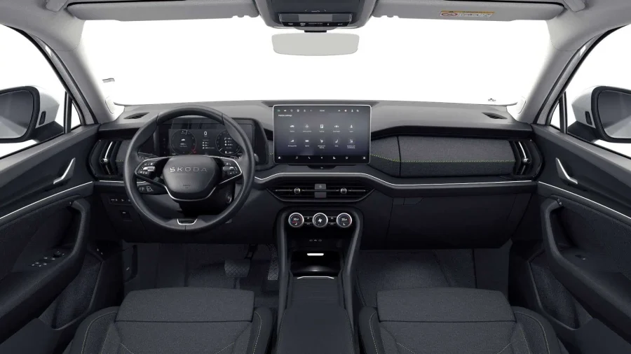 Renting Coches Skoda KodiaqiV 1.5 TSI PHEV DSG Selection Blanco, Gris, Negro