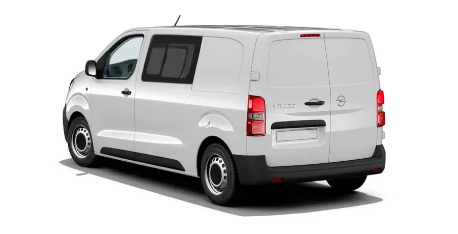 Renting Coches Opel VivaroDoble Cabina 6 Plazas M Blanco