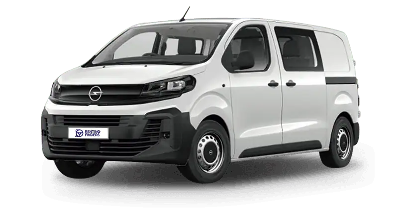Renting Coches Opel VivaroDoble Cabina 6 Plazas M Blanco