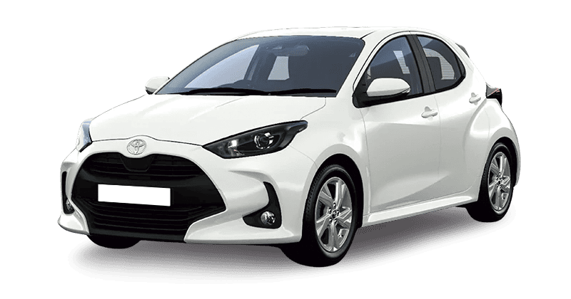 Renting Coches Toyota Yaris-120 e-CVT 5P Active Plus Blanco Classic