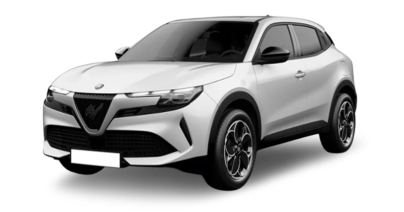 Renting Coches Alfa Romeo Junior-Elettrica Blanco, Negro