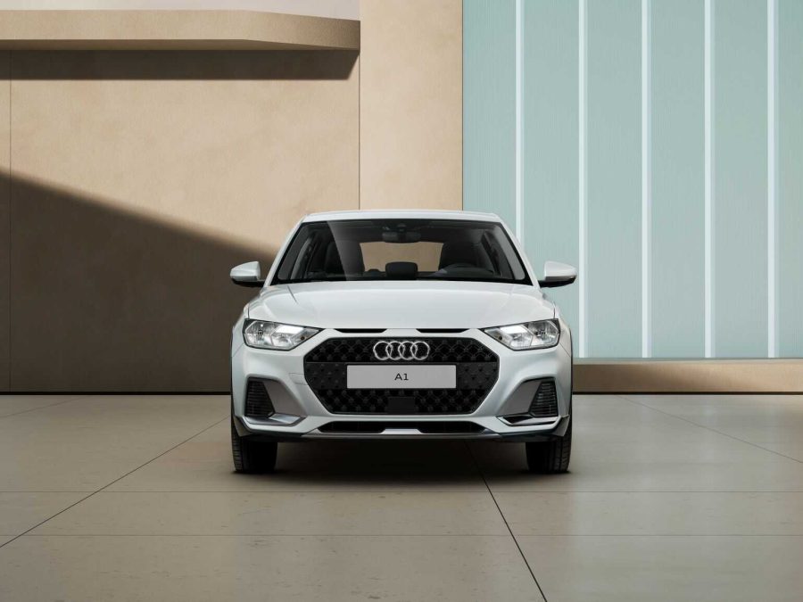 Renting Coches Audi A1Allstreet 30 TFSI 85kW S Tronic Blanco Glaciar, Gris Crono