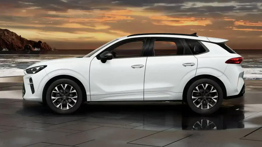 Renting Coches Cupra Terramar1.5 eTSI 110kW DSG Blanco Glacial (Metalizado), Gris Timanfaya (Metalizado)