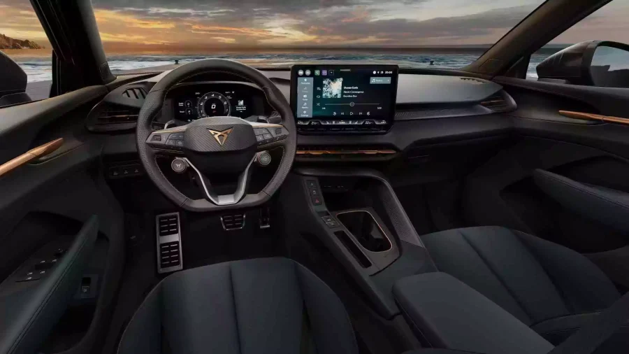 Renting Coches Cupra Terramar1.5 eTSI 110kW DSG Blanco Glacial (Metalizado), Gris Timanfaya (Metalizado)