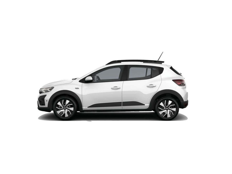 Renting Coches Dacia Sandero StepwayExpression Go 74kW ECO-G Blanco Glaciar