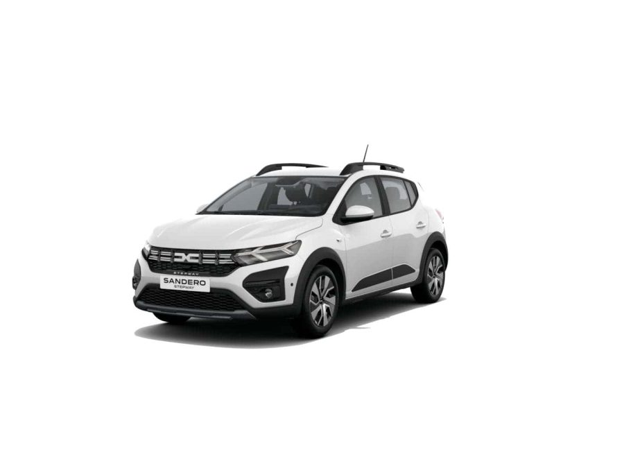 Renting Coches Dacia Sandero StepwayExpression Go 74kW ECO-G Blanco Glaciar