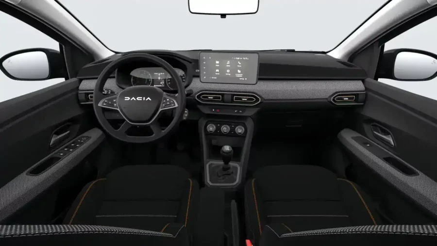Renting Coches Dacia Sandero StepwayExpression Go 74kW ECO-G Blanco Glaciar