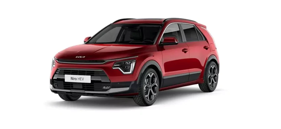Renting Coches Kia Niro1.6 HEV Concept Runway Red, Clear White, Aurora Black, Steel Gray, Interstellar Gray
