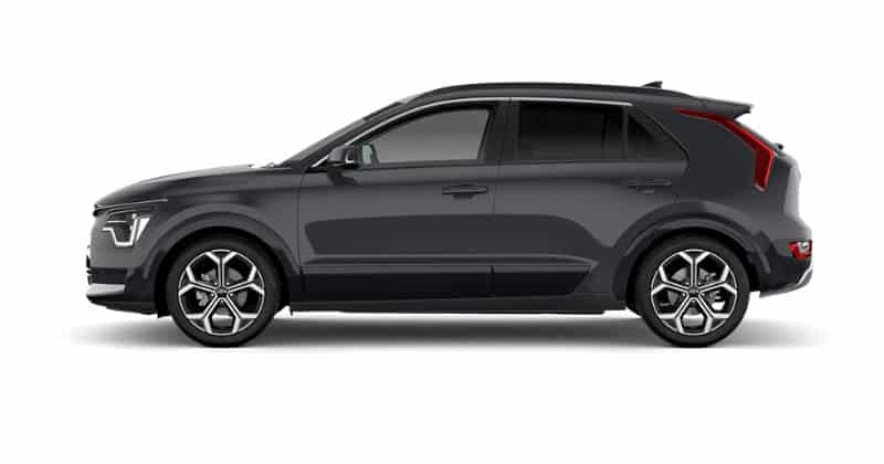 Renting Coches Kia Niro1.6 GDi HEV 102kW Drive Gris, Blanco