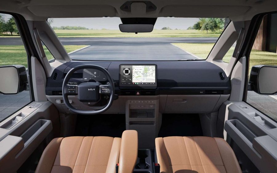 Renting Coches Kia PV5Passenger L2 H1 LR Plus Clear White, Steel Gray, Aurora Black