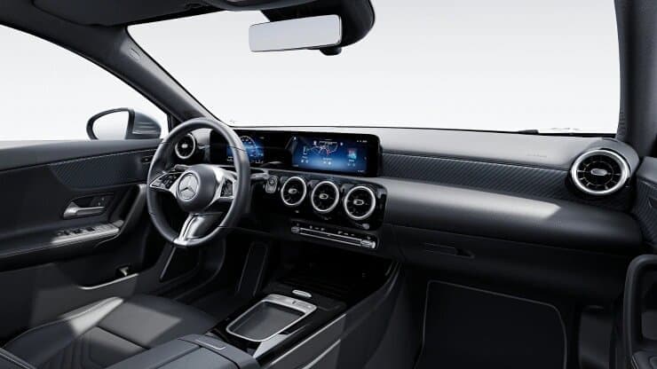 Renting Coches Mercedes Benz Clase A180d Gris Montaña Metalizado