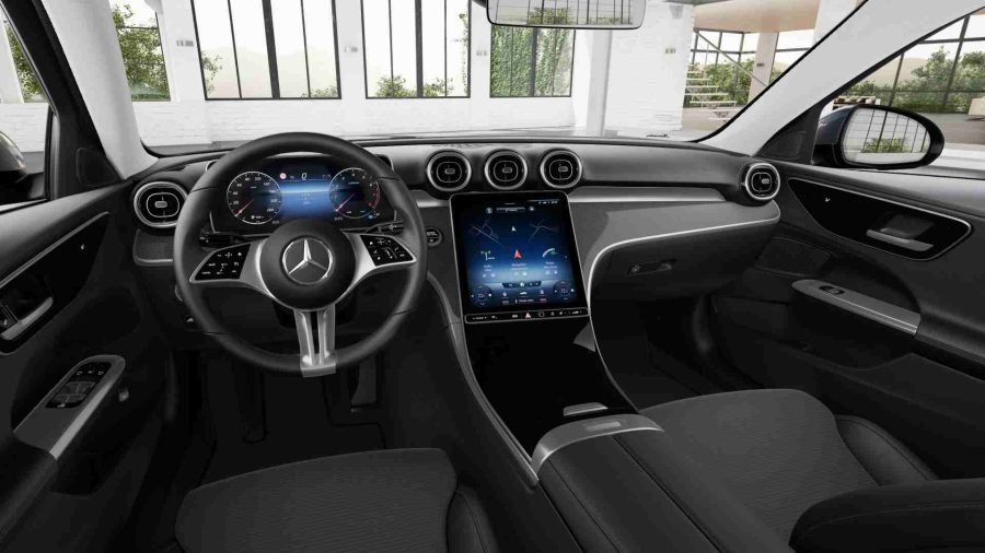 Renting Coches Mercedes Benz Clase C200 Gris Grafito