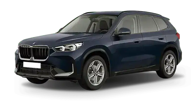 Renting Coches BMW X1-sDrive 20d Night Dusk Blue, Mineral White