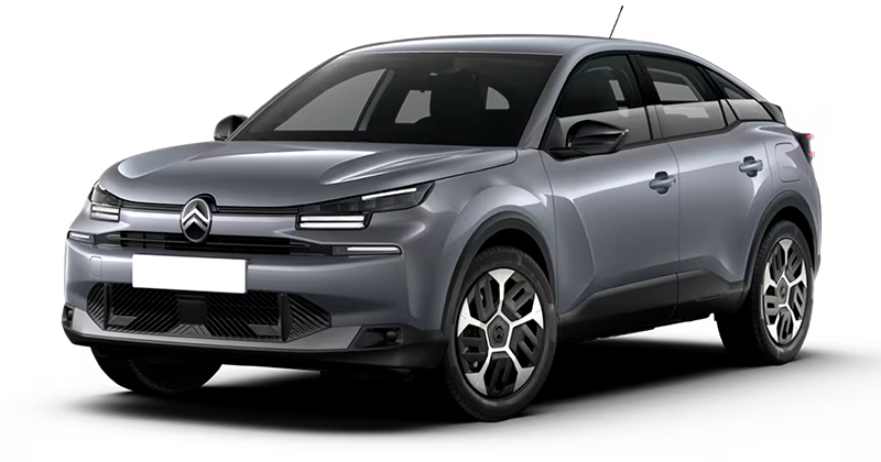 Renting Coches Citroën C4-Hybrid e-DSC6 Plus (Automático) Gris Mercury, Blanco