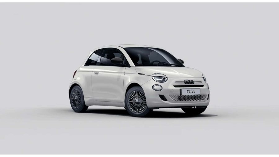 Renting Coches Fiat 500MHEV Business Blanco Gelato
