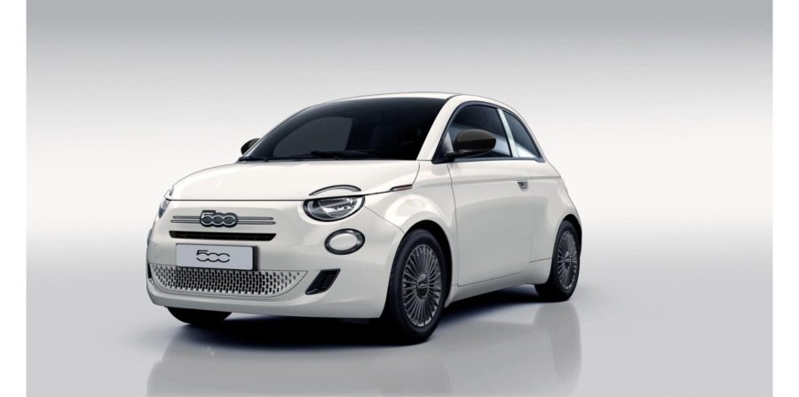 Renting Coches Fiat 500MHEV Business Blanco Gelato