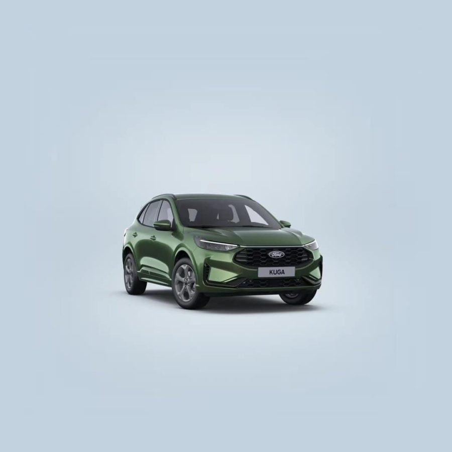 Renting Coches Ford Kuga2.5 PHEV Duratec ST-Line Verde Bursting, Blanco Frozen, Plata Solar, Negro Agate