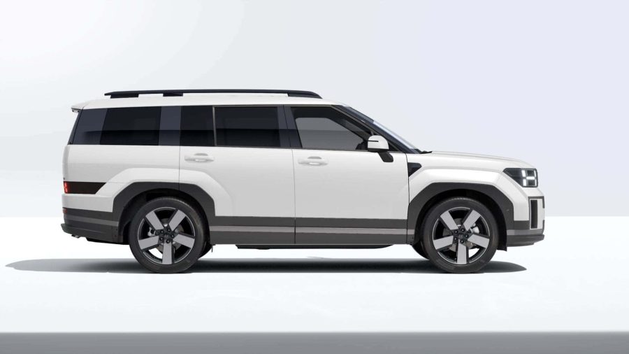 Renting Coches Hyundai Santa Fe1.6T HEV 4X2 AT Tecno Cream White