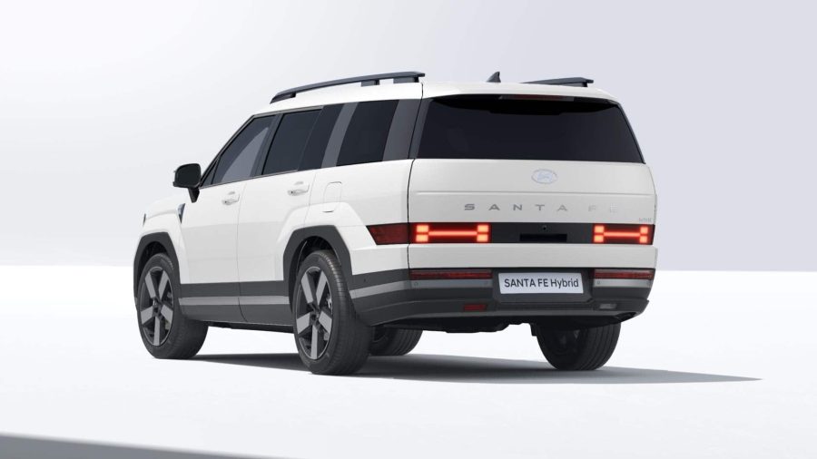 Renting Coches Hyundai Santa Fe1.6T HEV 4X2 AT Tecno Cream White