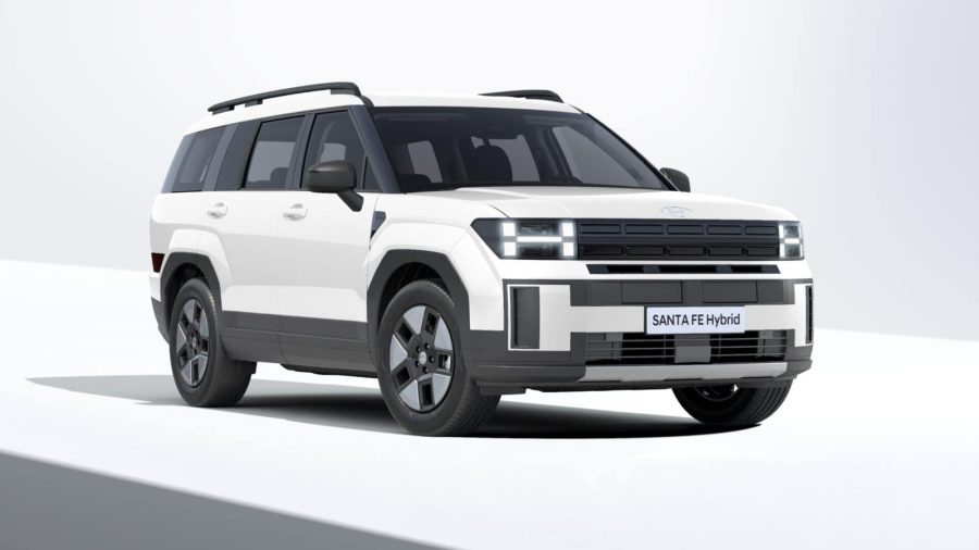 Renting Coches Hyundai Santa Fe1.6T HEV 4X2 AT Maxx White Cream