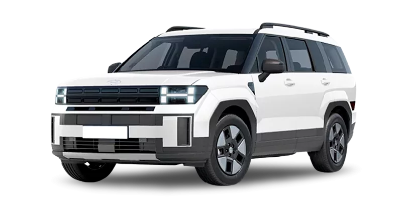 Renting Coches Hyundai Santa Fe1.6T HEV 4X2 AT Maxx White Cream