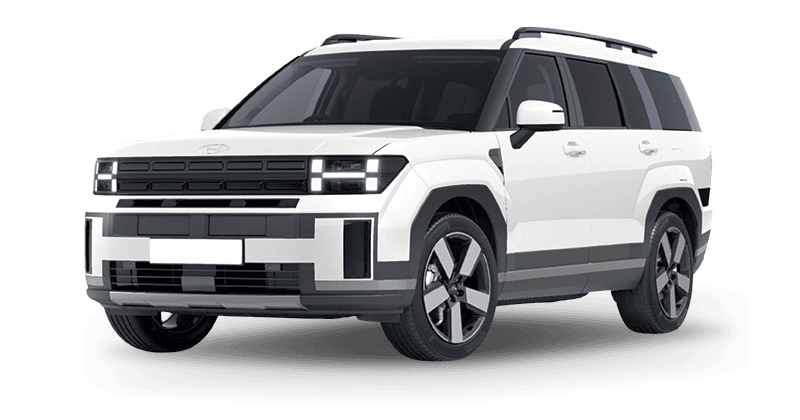 Renting Coches Hyundai Santa Fe1.6T HEV 4X2 AT Tecno Cream White