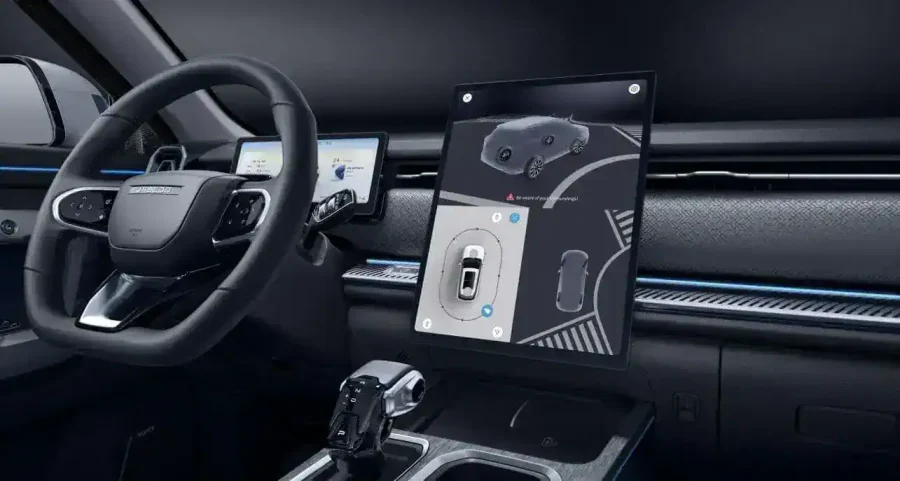 Renting Coches Jaecoo 71.5 TGDI PHEV Business Blanco Aura, Gris Artemis