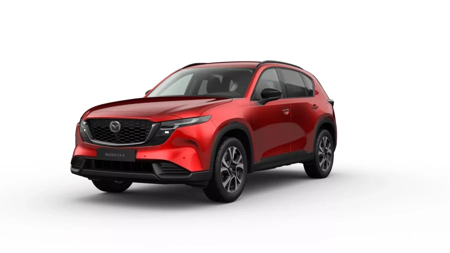 Renting Coches Mazda CX-52.5 Sky MHEV AT FWD Exclusive-Line Soul Red Crystal, Machine Gray