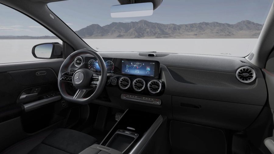 Renting Coches Mercedes Benz GLA200 D AMG Line Negro Cosmos