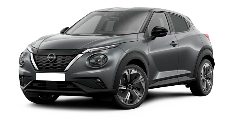 Renting Coches Nissan Juke-1.6 Hybrid N-Connecta Automático Skyline grey, Blanco