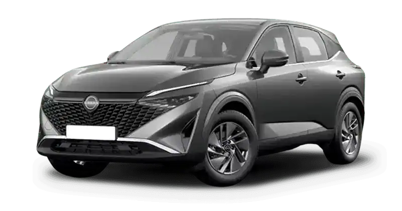 Renting Coches Nissan Qashqai-DIG-T MHEV 4×2 Acenta Skyline Grey, Kori White