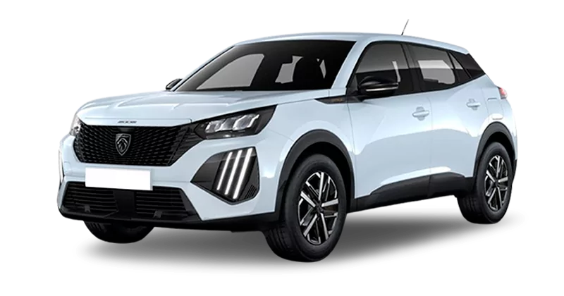 Renting Coches Peugeot 2008-Style Hybrid 110 eDCS6 Blanco Okenite