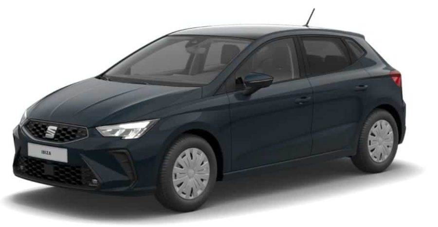 Renting Coches Seat Ibiza+ 1.0 MPI 59kW Azul Fiord