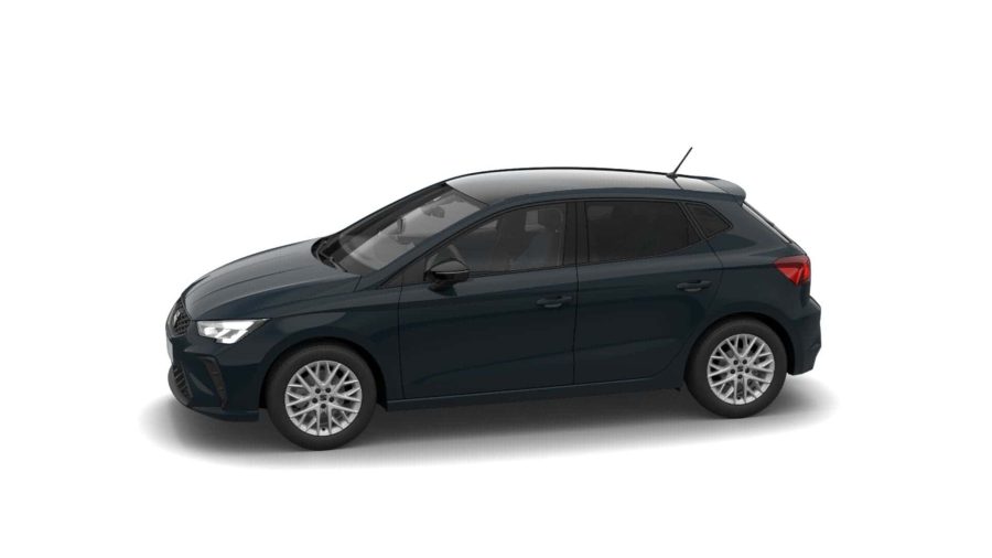 Renting Coches Seat Ibiza1.0 TSI 85kW Style+ Azul Fiord, Blanco