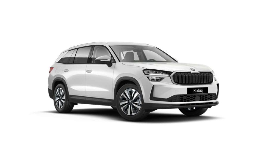 Renting Coches Skoda Kodiaq2.0 TDI DSG Selection Blanco Luna, Plata Brillante, Gris Graphite