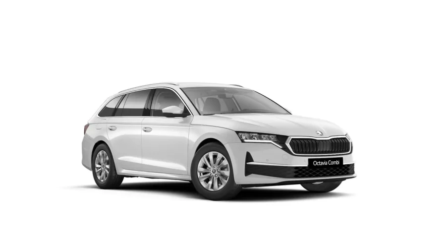 Renting Coches Skoda OCTAVIA Combi1.5 TSI DSG MHEV Selection Blanco luna, Gris Graphite, Plata Brillante