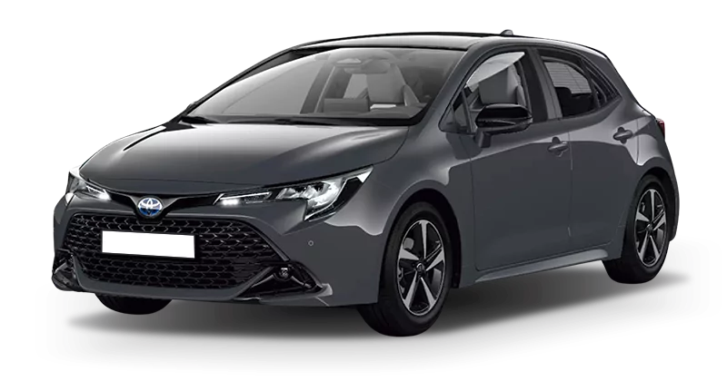 Renting Coches Toyota Corolla-Hybrid 140 e-CVT 5P Active Gris Trueno