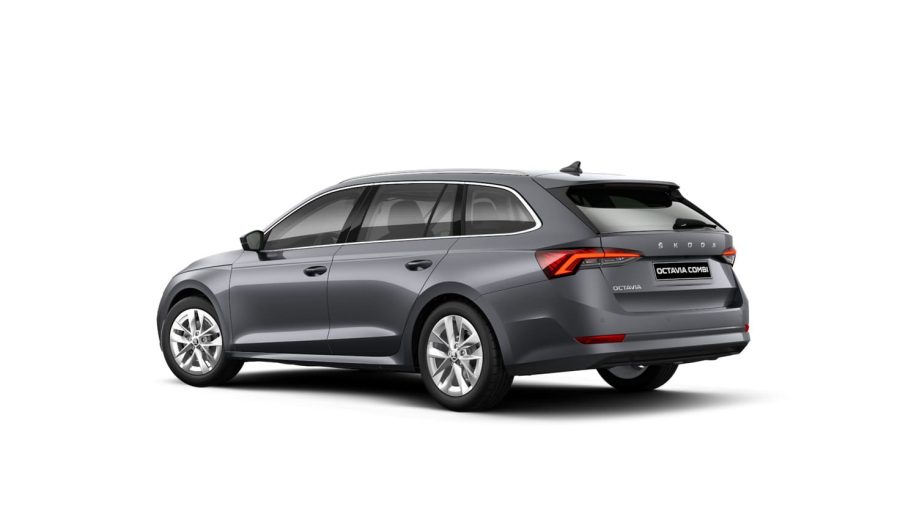 Renting Coches Skoda OCTAVIA Combi2.0 TDI DSG Selection Gris Graphito, Blanco Luna