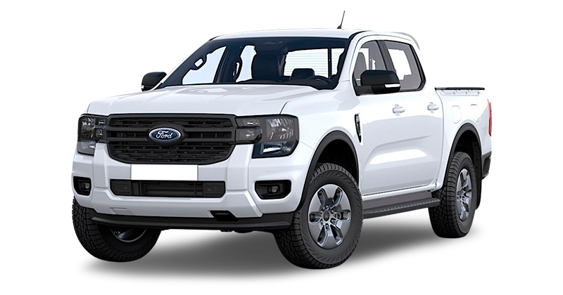 Renting Coches Ford Ranger-XLT Doble Cabina 2.3 TIVCT PHEV Auto. Blanco
