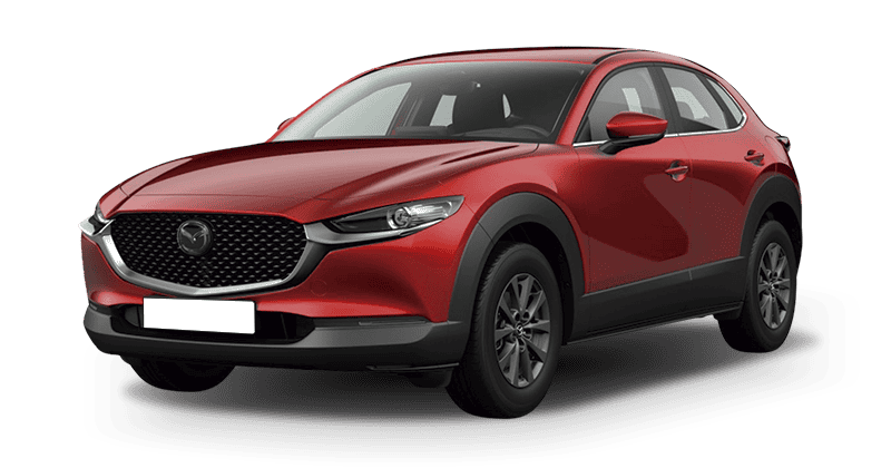 Renting Coches Mazda CX-30-2.5 e-Skyactiv G MHEV MT Prime-Line Soul Red Crystal